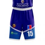 Pantalón Oficial Osorno Basquetbol Visita LNB 2016-2017