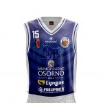 Camiseta Oficial Azul Osorno Basquetbol 2018-2019