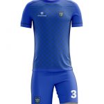 Equipo azul Fútbol hombres Colegio Santa Cruz